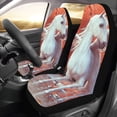 thumbnail image 1 of ZHANZZK Set of 2 Car Seat Covers Mythical Pegasus Universal Auto Front Seats Protector Fits for Car,SUV Sedan,Truck, 1 of 4