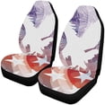 thumbnail image 1 of ZHANZZK Set of 2 Car Seat Covers Stars Stripes Eagle W Universal Auto Front Seats Protector Fits for Car,SUV Sedan,Truck, 1 of 3