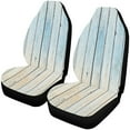 thumbnail image 1 of ZHANZZK Set of 2 Car Seat Covers Vintage Rustic Barn Wood Universal Auto Front Seats Protector Fits for Car,SUV Sedan,Truck, 1 of 4