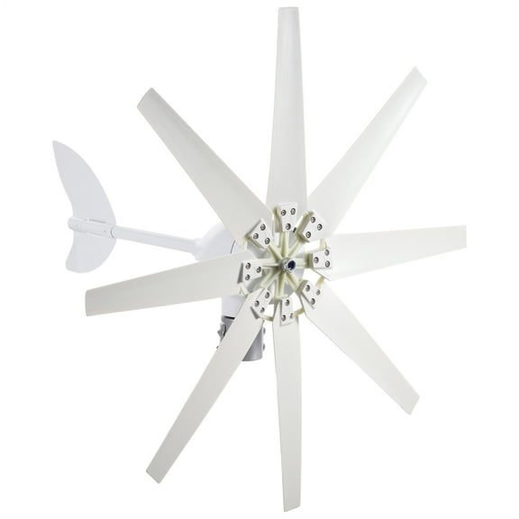 ZHAO Home Wind Turbine 1200W 24V 8 Leaves Residential Wind Turbine Windmill Generator for Homes Energy Supplementation Ship Street Lighting smart