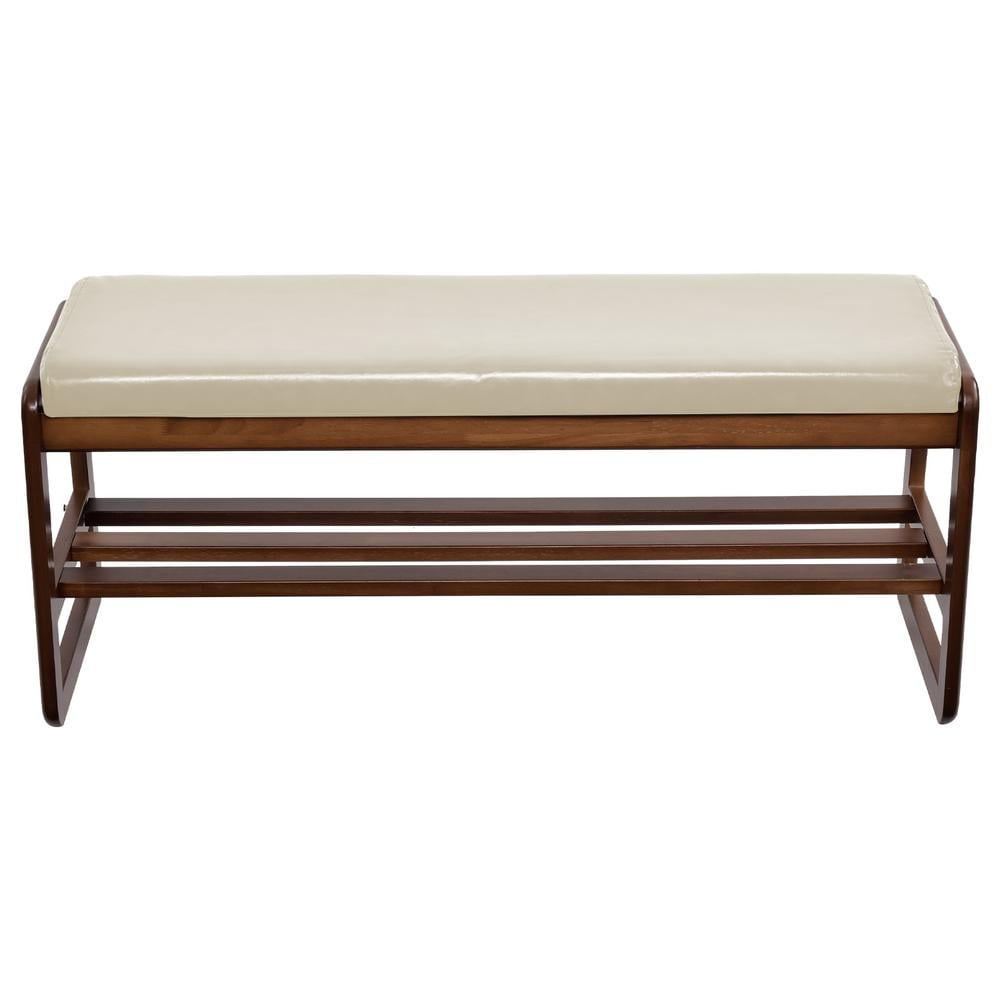 ZHAO Modern Entryway Bench Wood Shoe Bench Shoe Bench Rack Shoe ...