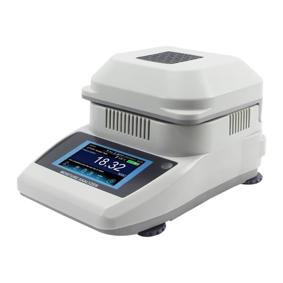 ZHAO Moisture Analyzer Touch Screen Lab Grain Moisture Analyzer 120g Capacity Water Content Test with RS232 Interface for Wood Grain Food carefully