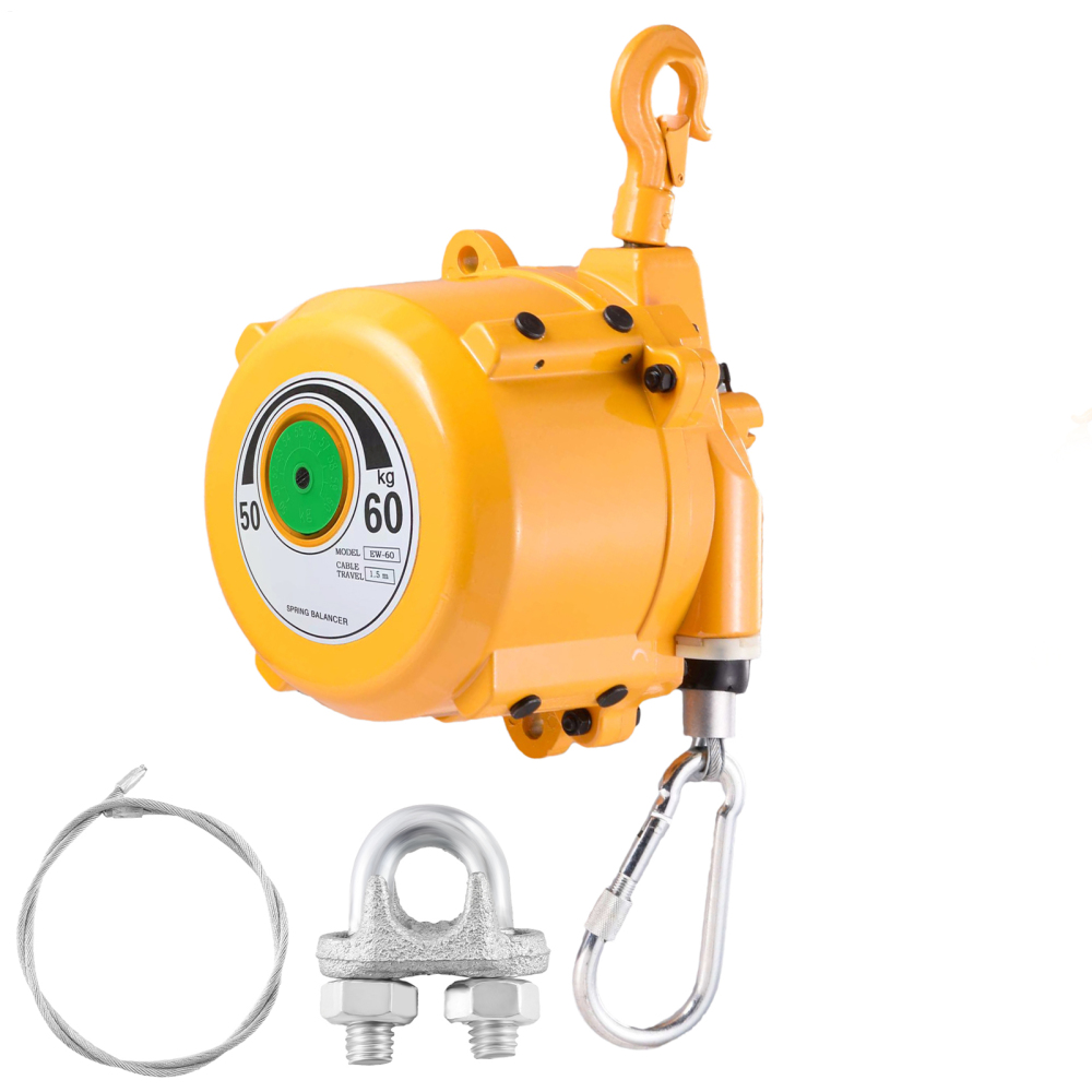 Motorized Rope Retractor Ponguvn Retractable Spring Balancer 50-60kg Tool Holder Heavy Duty ...