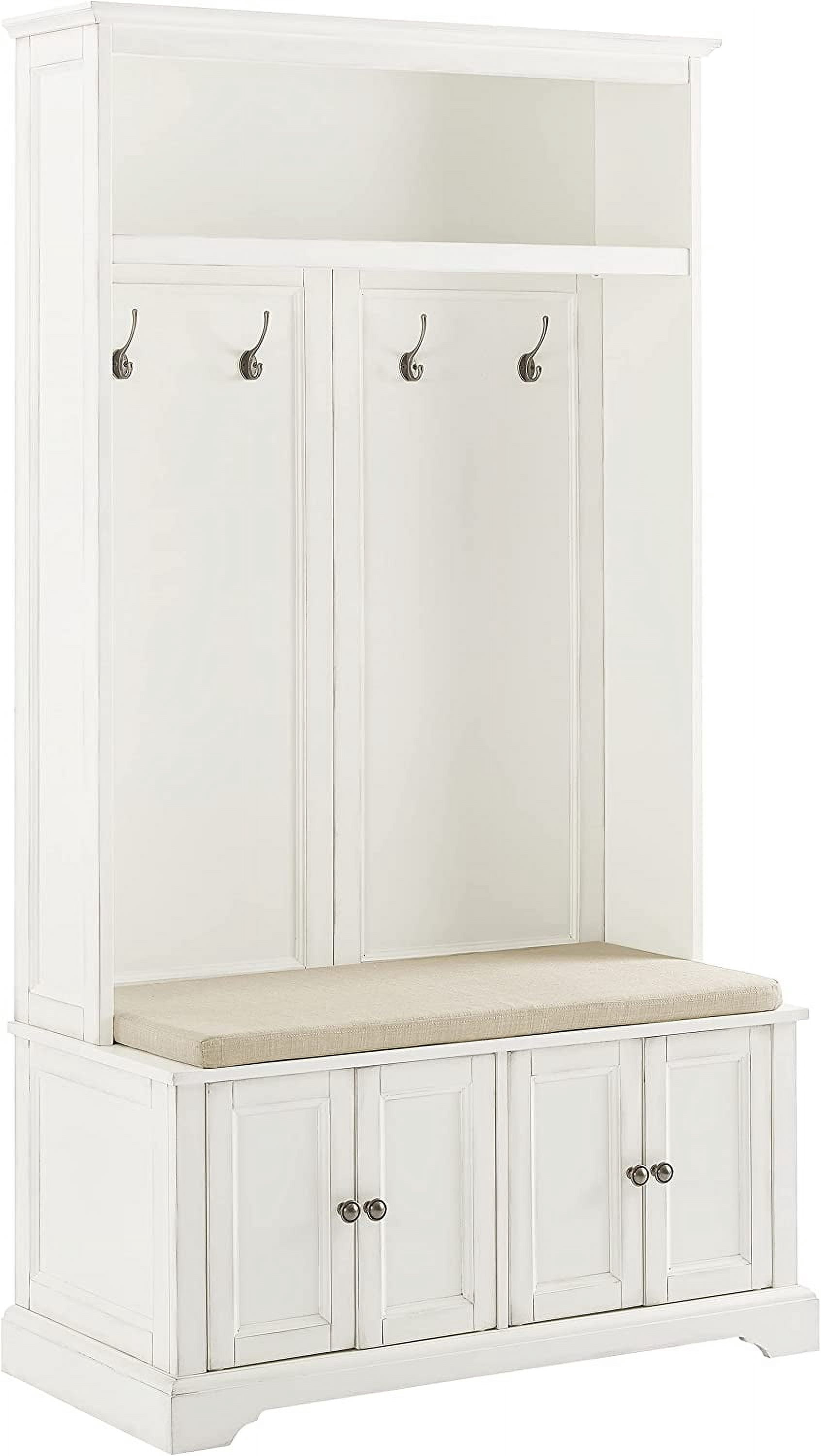 ZHAOFAPU Holbrook Hall Tree with Shoe Rack Bench and Coat Hooks for ...