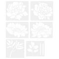 ZHAOJ005 6 PCS Garden Fence Large Flower Stencils, Transform Your Space