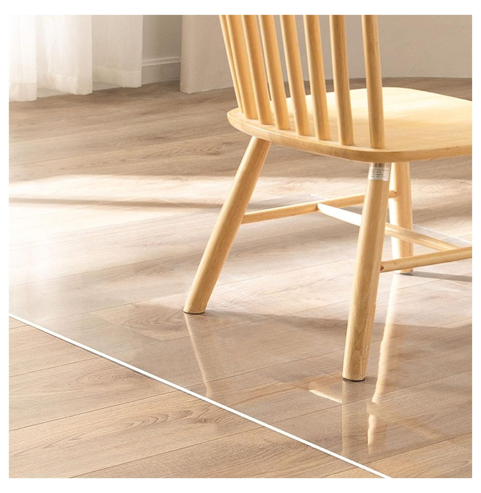ZHAOTONG Chair Mat for Hardwood Floor Clear PVC Office Chair Mat for