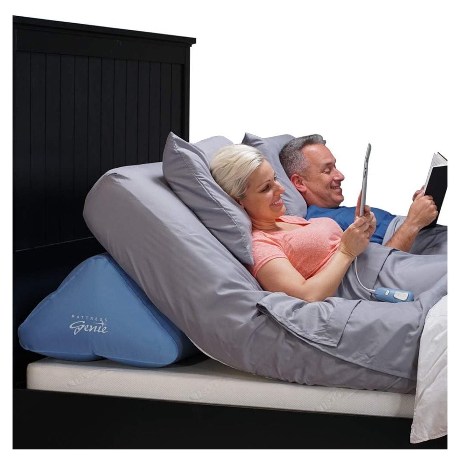 ZHAOTONG Mattress Genie Inflatable Bed Wedge Size, Portable, Turns