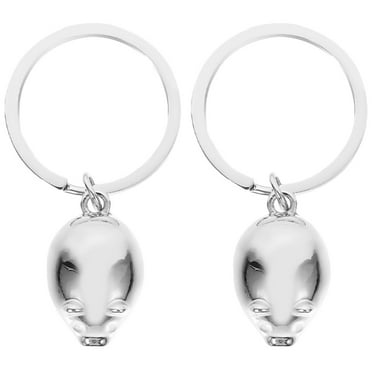 ZHAOYIQ Cute Pig Keychain 2Pcs Bag Pendant Decor Key Ring Accessories