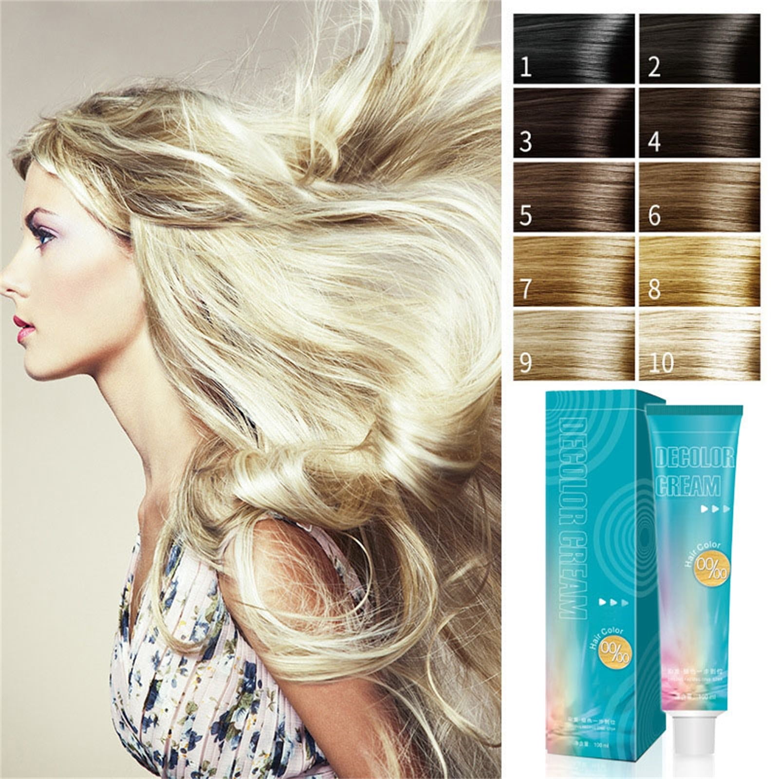 ZHELIYO Color Lasting Pigment Hair Long White Hair Color Unisex Hair Care Color Lasting Pigment Hair 100ML Hair Products
