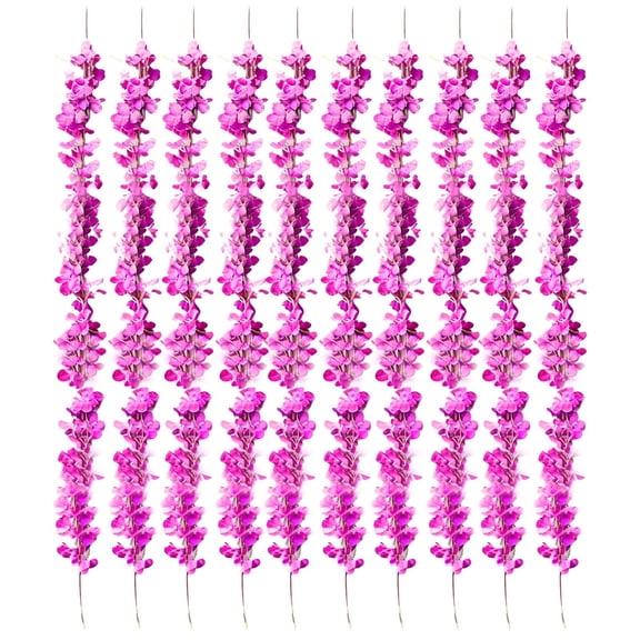 ZHENFA 2026 New Artificial Plastic Wisteria Wedding Bouquet (10 Count) Hydrangea Artificial Flower Strips and Strings for Hydrangea Wall Hangings