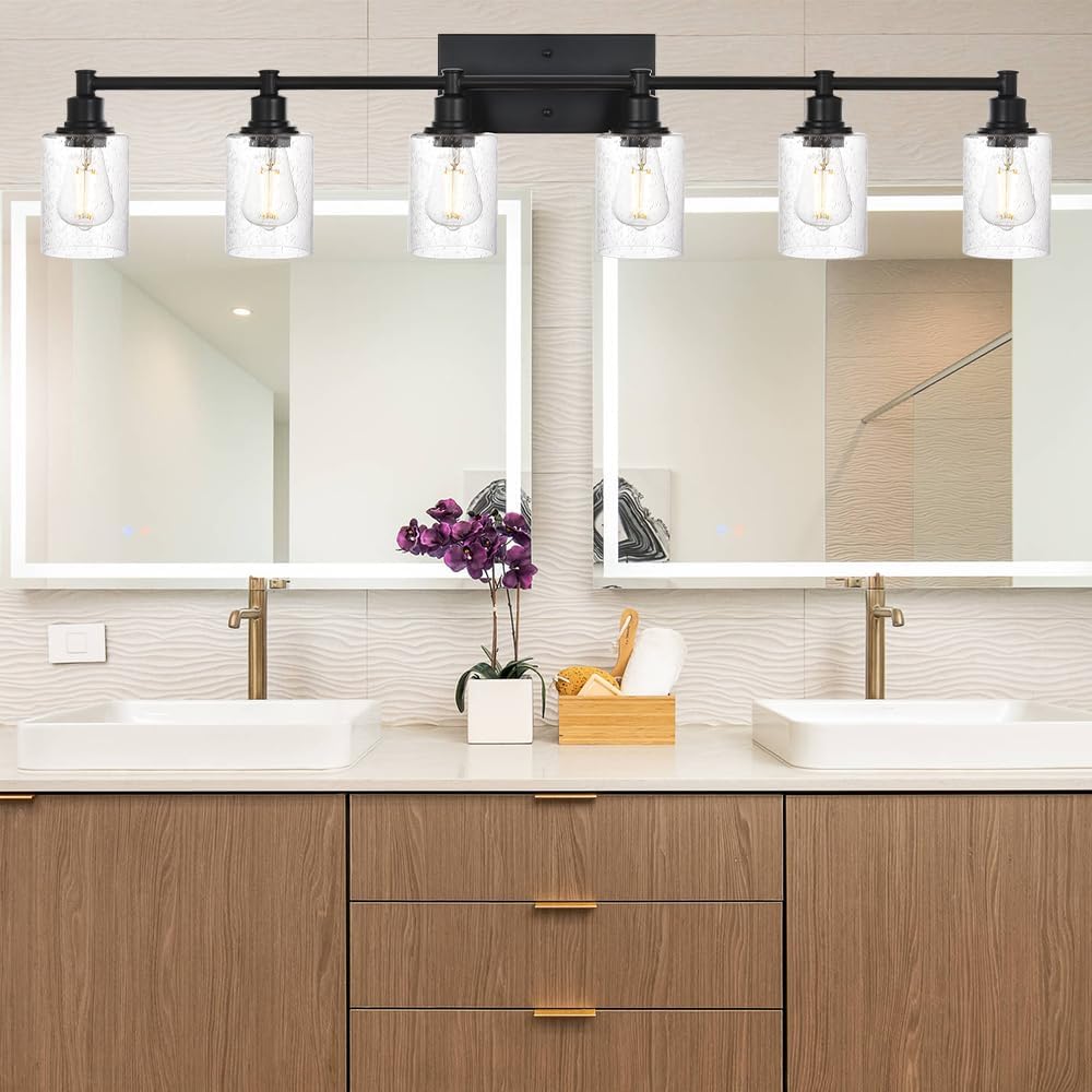 ZHENFENG Modern Farmhouse Bathroom Vanity Lighting Fixture 3 Lights ...