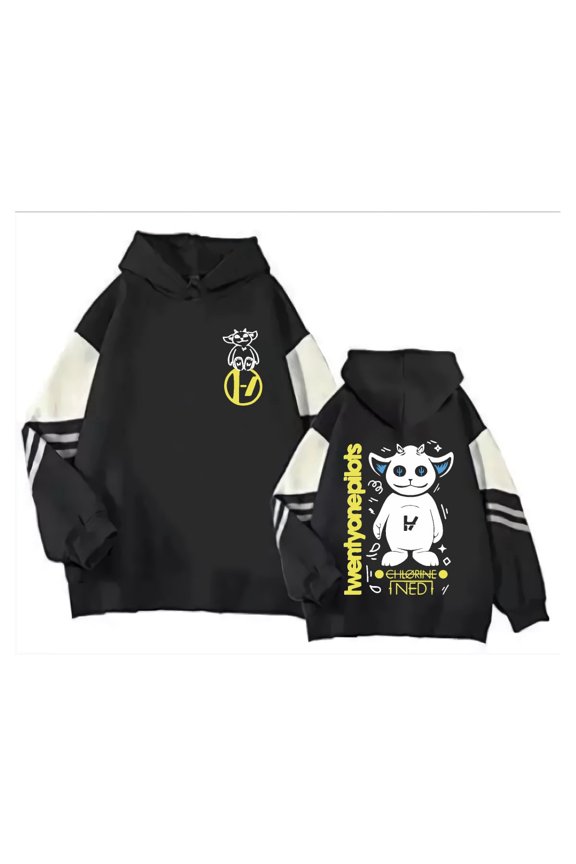 Unisex Color Block Patchwork Hoodie Oversized Pullover Sweatshirt Casual Streetwear