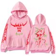 thumbnail image 1 of ZHENGLM Hazbin Hotel Alastor Front Back Print Hoodie Unisex Loose Fit Sweatshirt, 1 of 2