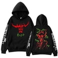 thumbnail image 1 of ZHENGLM Hazbin Hotel Alastor Front Back Print Hoodie Unisex Loose Fit Sweatshirt, 1 of 2