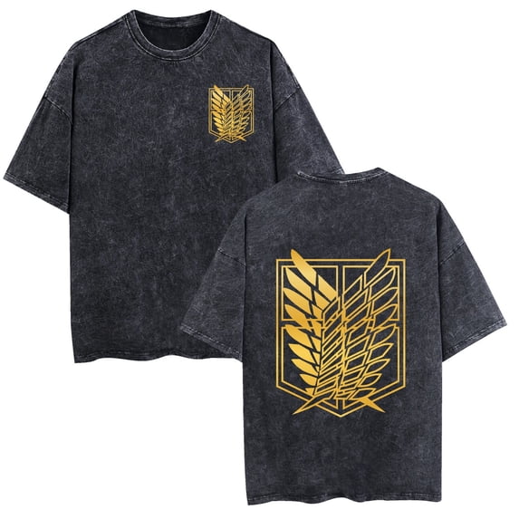 ZHENGLM Mineral Washed Graphic T Shirt for Men Women Casual Crewneck Short Sleeve Street Tee