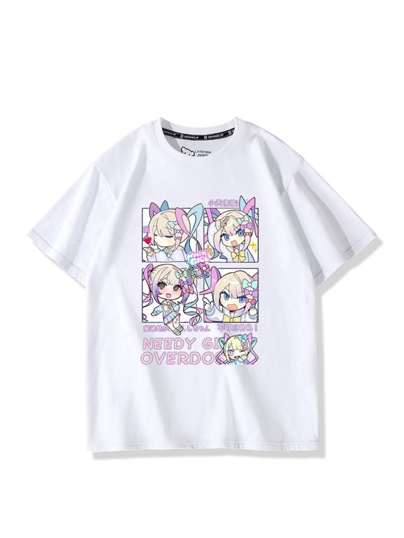 Needy Streamer Overload Shirt Unisex Cotton Anime Graphic Short Sleeve Tee