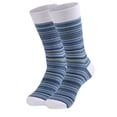 thumbnail image 1 of ZHENHONG Athletic Socks for Men Men's Long Socks Striped High Waist Casual Trendy Socks, 1 of 3