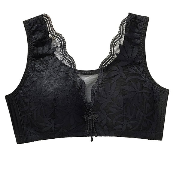 ZHENHONG Autumn and Winter New Lace Bra On The Support Gathered Side To Adjust The Type Of Non Ring In The Thick Underwear Female Wireless Bras for Women