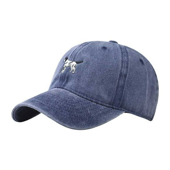 ZHENHONG Baseball Cap Women Dogs Embroidery Solid Color Duck Hat Trend Personality Outdoor Print Breathable Mesh Hat