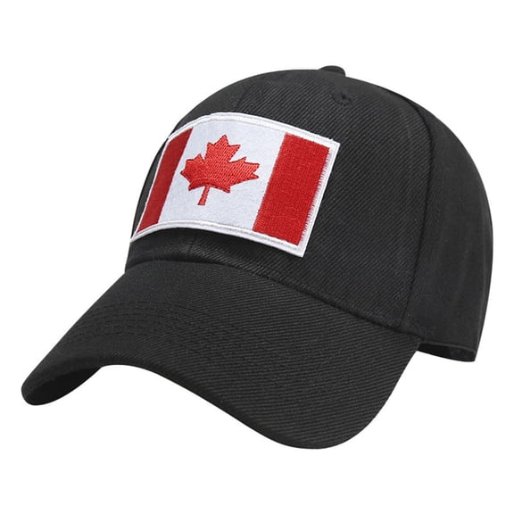 ZHENHONG Baseball Cap Women Flag Embroidered Washed Soft Cotton Fitting Cap For Men And Women