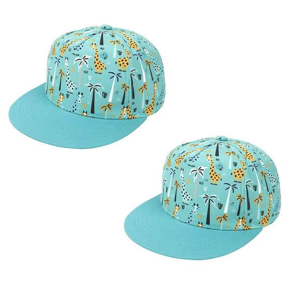 ZHENHONG Baseball Caps for Girls Baby Sunhat Adjustable Trucker Flat Eaves Beret Baseball Cap Toddler Summer Hats Dad Hats