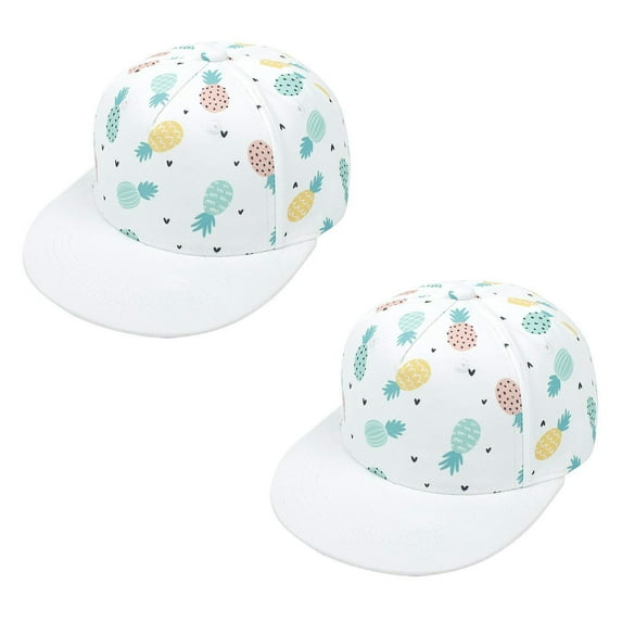 ZHENHONG Baseball Caps for Girls Baby Sunhat Adjustable Trucker Flat Eaves Beret Baseball Cap Toddler Summer Hats Dad Hats