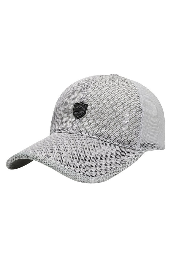 Baseball Caps for Men Men Outdoor Long Brim Sunshade Sunscreen Hat Mesh Breathable Baseball Cap Peaked Hat Dad Hats