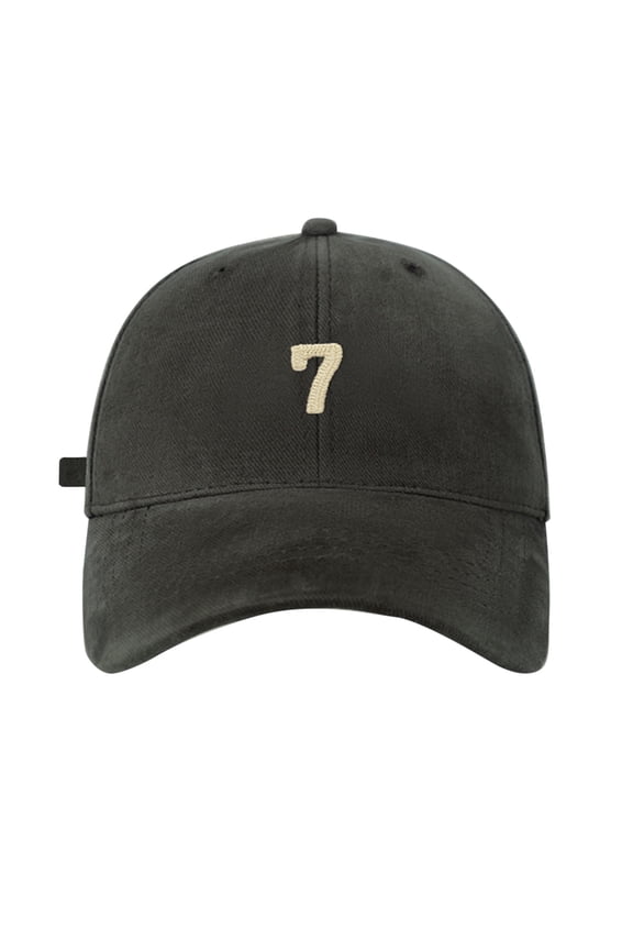 Baseball Caps for Women Spring/Summer Big Head Soft Top 7 Digital Solid Duck Tongue Hat Baseball Hat Dad Hats