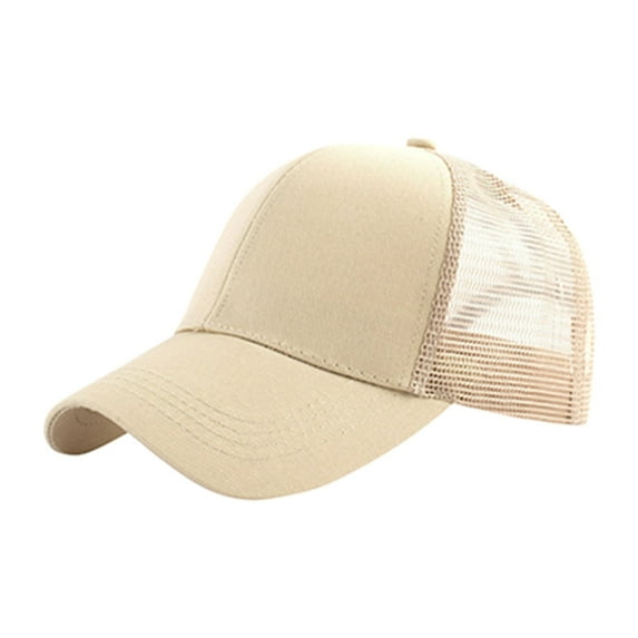 ZHENHONG Baseball Caps for Women Unisex Baseball With Ponytail Opening Ponytail Adjustable Mesh Breathable Cap Dad Hats