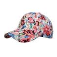 thumbnail image 1 of ZHENHONG Baseball Caps for Women and Men Fashion Women Men Sport Flowers Prints Breathable Beach Baseball Cap Hip Hop Hat Sun Hat Dad Hats, 1 of 1