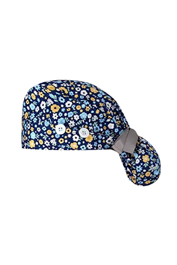 Baseball Caps for Women and Men Scrub Hat With Buttons Sweatband Mens Bouffant Womens Cap Sun Hat