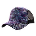 thumbnail image 1 of ZHENHONG Baseball Caps for Women and Men Women Man Embroidered Flower Denim Cap Fashion Baseball Cap Topee Dad Hats, 1 of 2