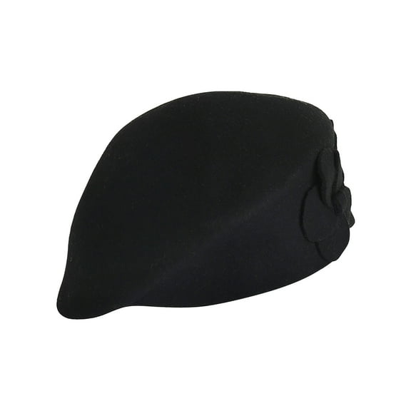 ZHENHONG Beret Hats for Women Wool Elegant Women Beret Beanie Warm Pillbox Hat Cap Hats