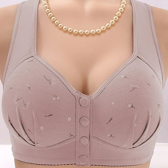 ZHENHONG Bras for Women Wireless Solid Color Underwear Adjustable Breathable Comfort Support Anti Drop Bra Wireless Bras for Women