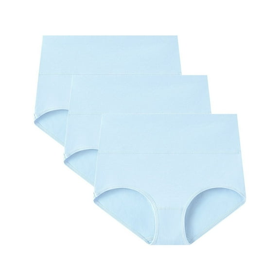 ZHENHONG Briefs for Women Regular & Plus Size XS 5XL Cotton Underwear High Waisted Briefs 3 Pack