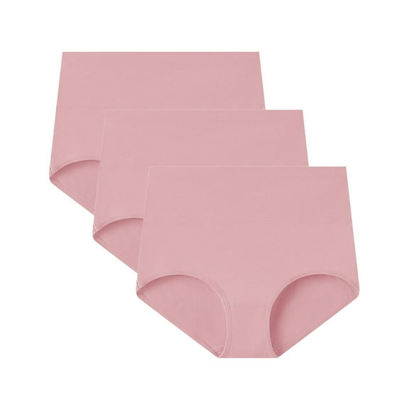 ZHENHONG Briefs for Women Regular & Plus Size XS 5XL Cotton Underwear High Waisted Briefs 3 Pack