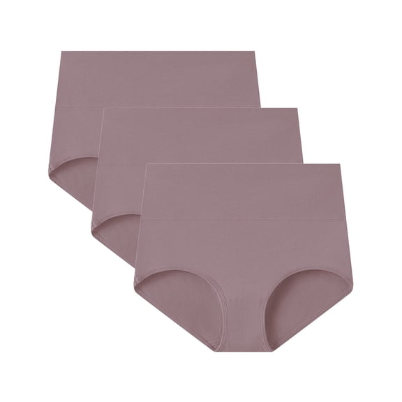 ZHENHONG Briefs for Women Regular & Plus Size XS 5XL Cotton Underwear High Waisted Briefs 3 Pack