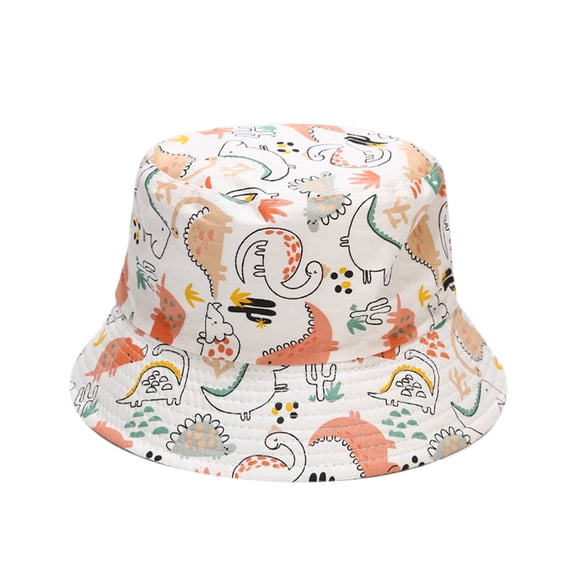 ZHENHONG Bucket Hats for Girls 1-4Y Baby Sun Hat Anti-UV Cartoons Pattern Summer Boys Girls Kids Children Sun Hats