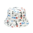 thumbnail image 1 of ZHENHONG Bucket Hats for Girls 1-4Y Baby Sun Hat Anti-UV Cartoons Pattern Summer Boys Girls Kids Children Sun Hats, 1 of 2