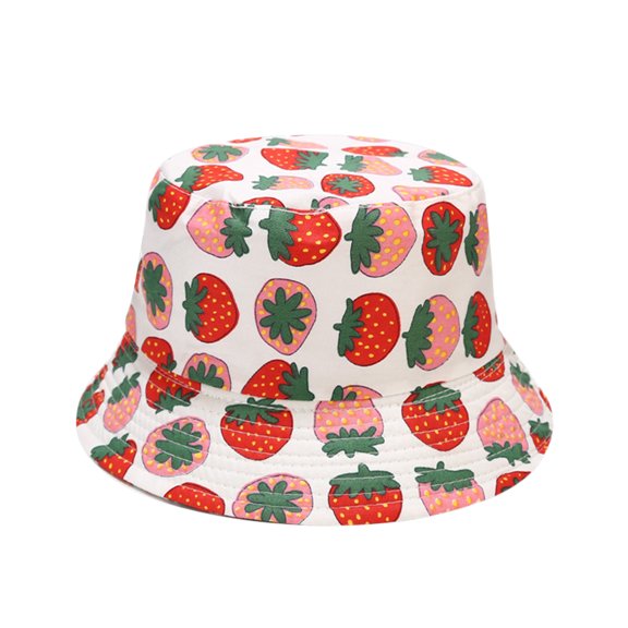 ZHENHONG Bucket Hats for Girls 1-4Y Baby Sun Hat Anti-UV Cartoons Pattern Summer Boys Girls Kids Children Sun Hats