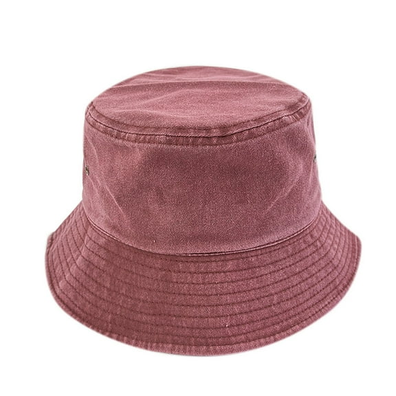 ZHENHONG Bucket Hats for Women Bucket Hat Cotton Packable Summer Travel Cap Sun Hat For Men And Women Sun Hats