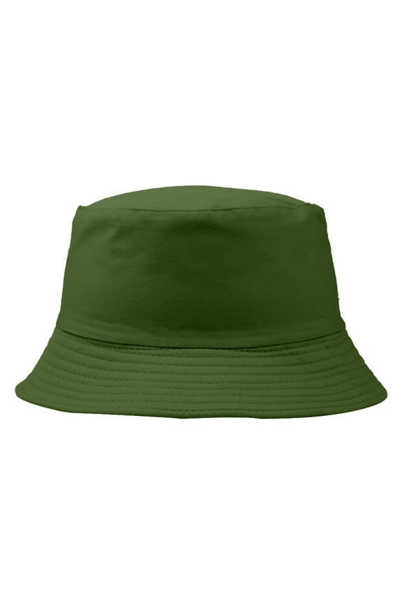 Bucket Hats for Women Cotton Green Hat Bucket Hat For Summer Travel Beach Sun Hat