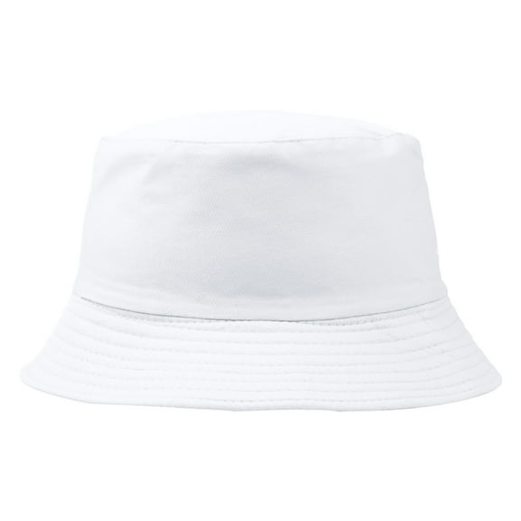 ZHENHONG Bucket Hats for Women Casual Foldable Cotton Bucket Hat for Kids and Adults Summer Travel Beach Sun Hat