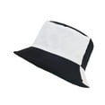 thumbnail image 1 of ZHENHONG Bucket Hats for Women Pinstripe Corduroy Bowler Hat Fashion Vacation Sun Hat Casual Color Block Headwear White, 1 of 2