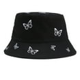 thumbnail image 1 of ZHENHONG Bucket Hats for Women Women Butterfly Embroidery Double-sided Fisherman Hat Sun Hat Sun Hats, 1 of 1
