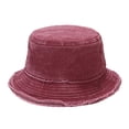 thumbnail image 1 of ZHENHONG Bucket Hats for Women Women Sun Beach Hat Teens Girls Wide Brim Summer Fisherman's Caps Sun Hats, 1 of 2