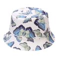 thumbnail image 1 of ZHENHONG Bucket Hats for Women and Men Fashion Sunshade Basin Hat Outdoor Hat Casual Solid Color Headwear White, 1 of 2