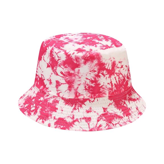ZHENHONG Bucket Hats for Women and Men Male's And Female's Casual Fisherman's Hat 3D Printed Pattern Tie Dye Double Basin Hat Outdoor Visor Sun Hats