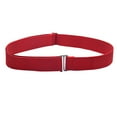 thumbnail image 1 of ZHENHONG Buckle Belt for Women Invisible Belt Elastic Stretch Waist Belt with Flat Buckle Women's Accessories Belt Red, 1 of 3
