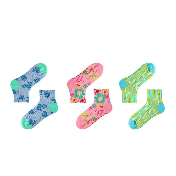 ZHENHONG Casual Socks for Women Aesthetic Pastel No Show Socks For Women Soft & Comfortable Ankle Socks For Women With A Chic Pattern